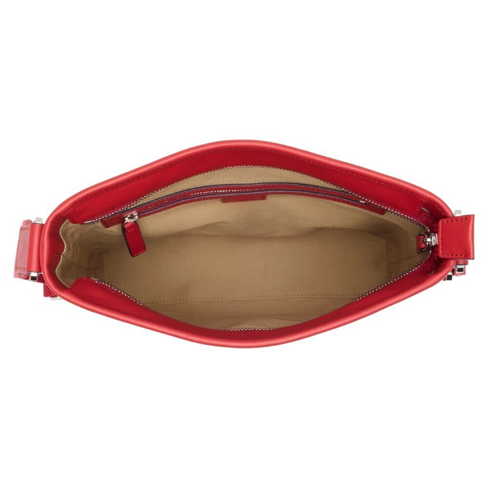 MCM Aren Logo Crossbody Bag Candy Red  1 year guarantee Included - Picture 6 of 7